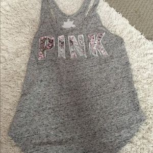 Gray tank top from PINK